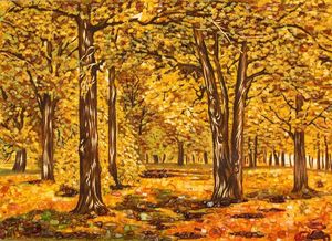 Пейзаж «В заповедной дубовой роще П. Великого» (Иван&nbsp;Шишкин)